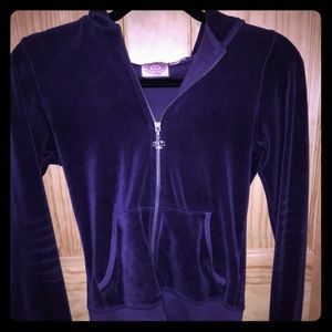 Royal Purple Juicy Couture Hoodie Size Small💟